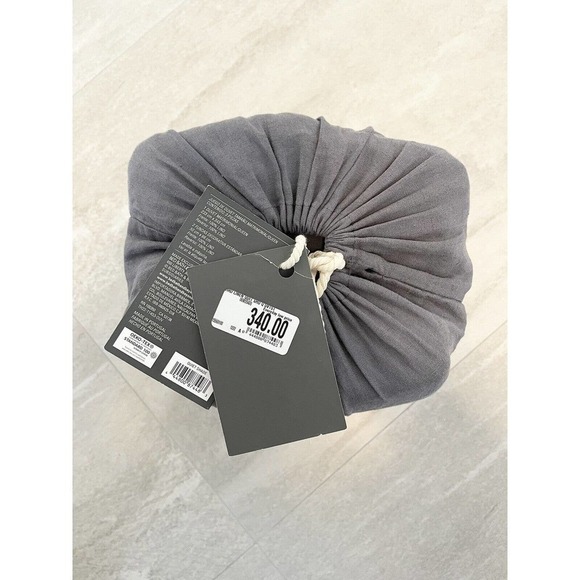 The Threadery 3 Piece Queen Duvet Cover Set Pure Belgian Linen Grey Quiet Shade - Picture 15 of 15